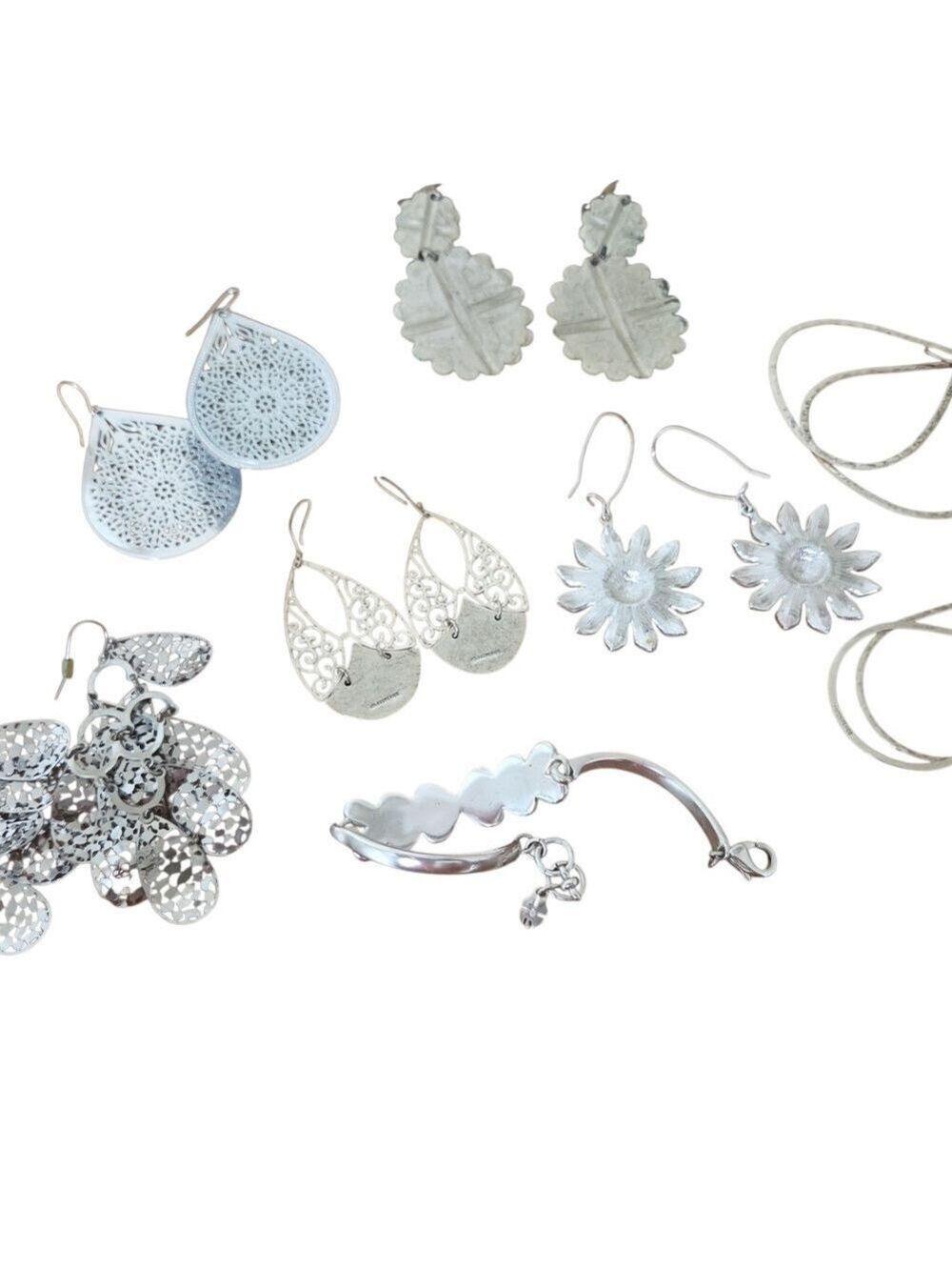 Silver Earrings Collection Women